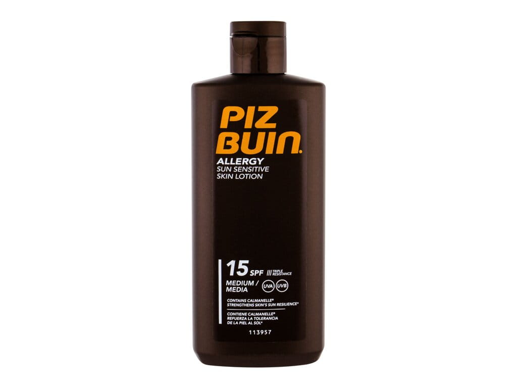 PIZ BUIN Allergy Sun Sensitive Skin Lotion SPF15 U Preparat do opalania ciała 200ml-450172